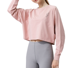 Load image into Gallery viewer, Pink Long-Sleeve Crop
