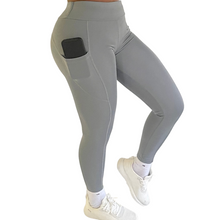 Load image into Gallery viewer, YC Gray Pocket Leggings
